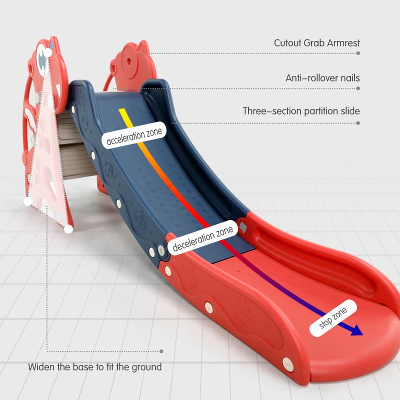 Lovely Baby - Dinosaur Slide - Red - Marah Kids