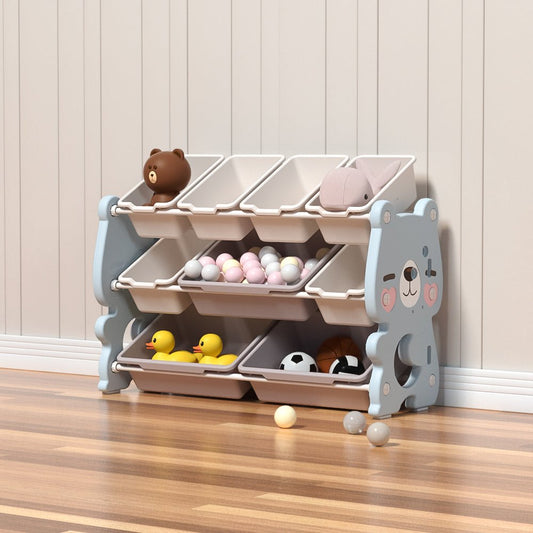 Bear Storage Rack with 9 Boxes - Marah Kids