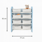 Lovely Baby - Organizer & Storage Rack - Sky Blue - Marah Kids