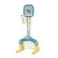 Lovely Baby - Basketball Stand With Football Goal - Green/Yellow - Marah Kids