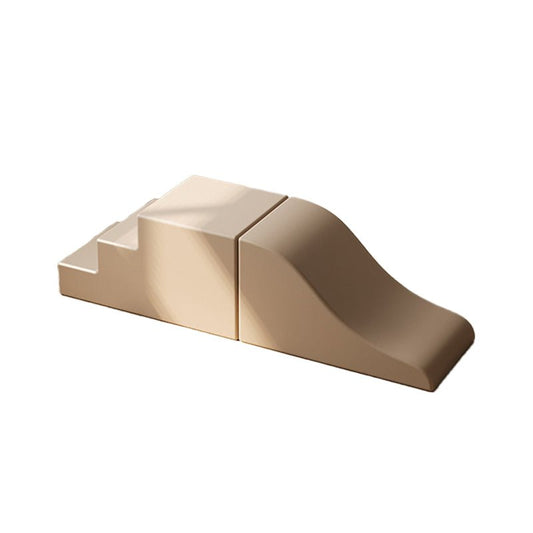 Indoor Soft Play Foam Slide and Steps - Brown - Marah Kids