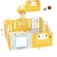 Kids Playpen with Basketball Hoop - 13PCS - Marah Kids