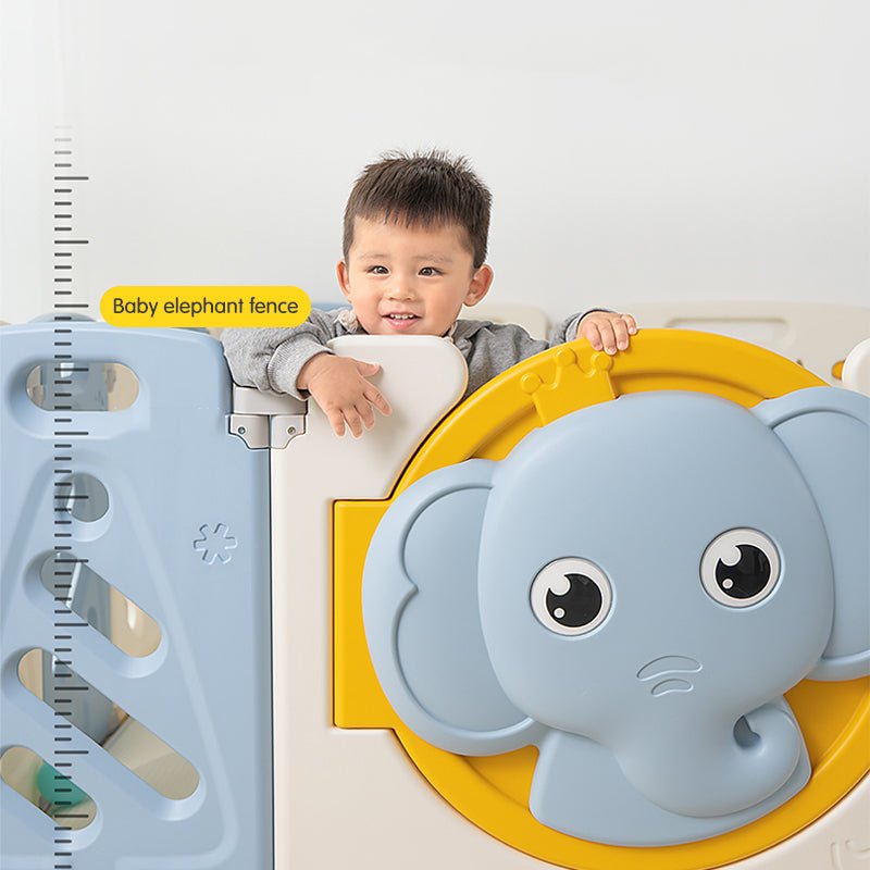 Kids Elephant Playpen 14pcs - Pink - Marah Kids