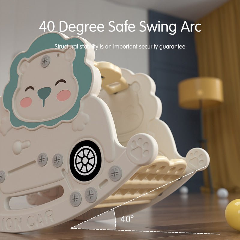 Rocking Lion Car Chair - Marah Kids