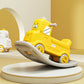 Lovely Baby - 2 - In - 1 Rocking Truck & Ride On - Yellow - Marah Kids