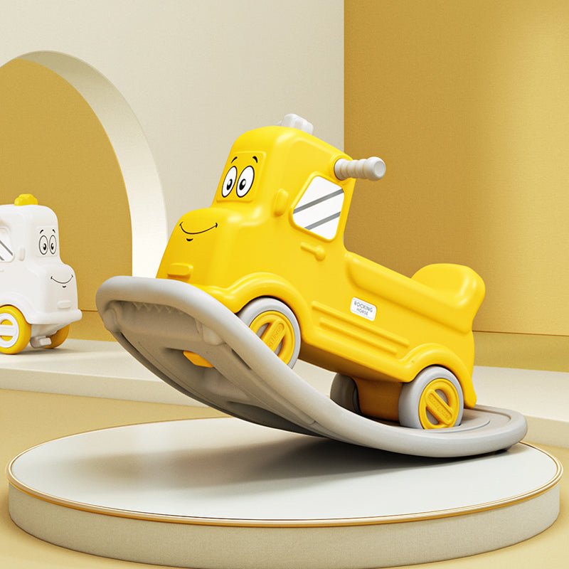 Lovely Baby - 2 - In - 1 Rocking Truck & Ride On - Yellow - Marah Kids