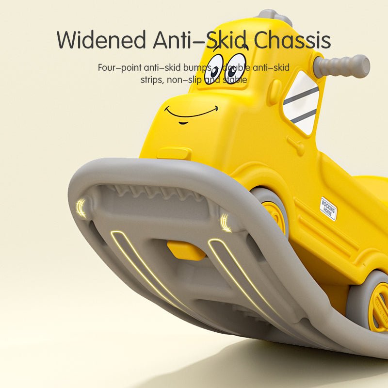 Lovely Baby - 2 - In - 1 Rocking Truck & Ride On - Yellow - Marah Kids