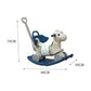 2 - In - 1 Rocking Horse & Ride On - Yellow - Marah Kids