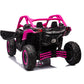 Can Am Maverick Licensed 24V Electric Ride On UTV Buggy, LED Lights, EVA Wheels, MP3, Parental Remote - Pink