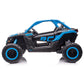Can Am Maverick Licensed 24V Electric Ride On UTV Buggy, LED Lights, EVA Wheels, MP3, Parental Remote - Blue
