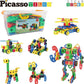 Picasso Magnetic Engineering Construction Building Set 152 - pieces - Marah Kids