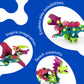 Clixo Dino Adventure Pack - 36 Piece Magnetic Building Set