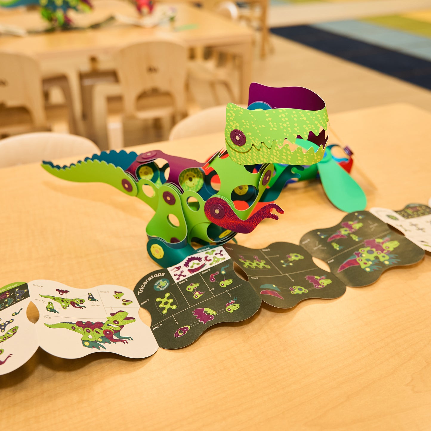 Clixo Dino Adventure Pack - 36 Piece Magnetic Building Set