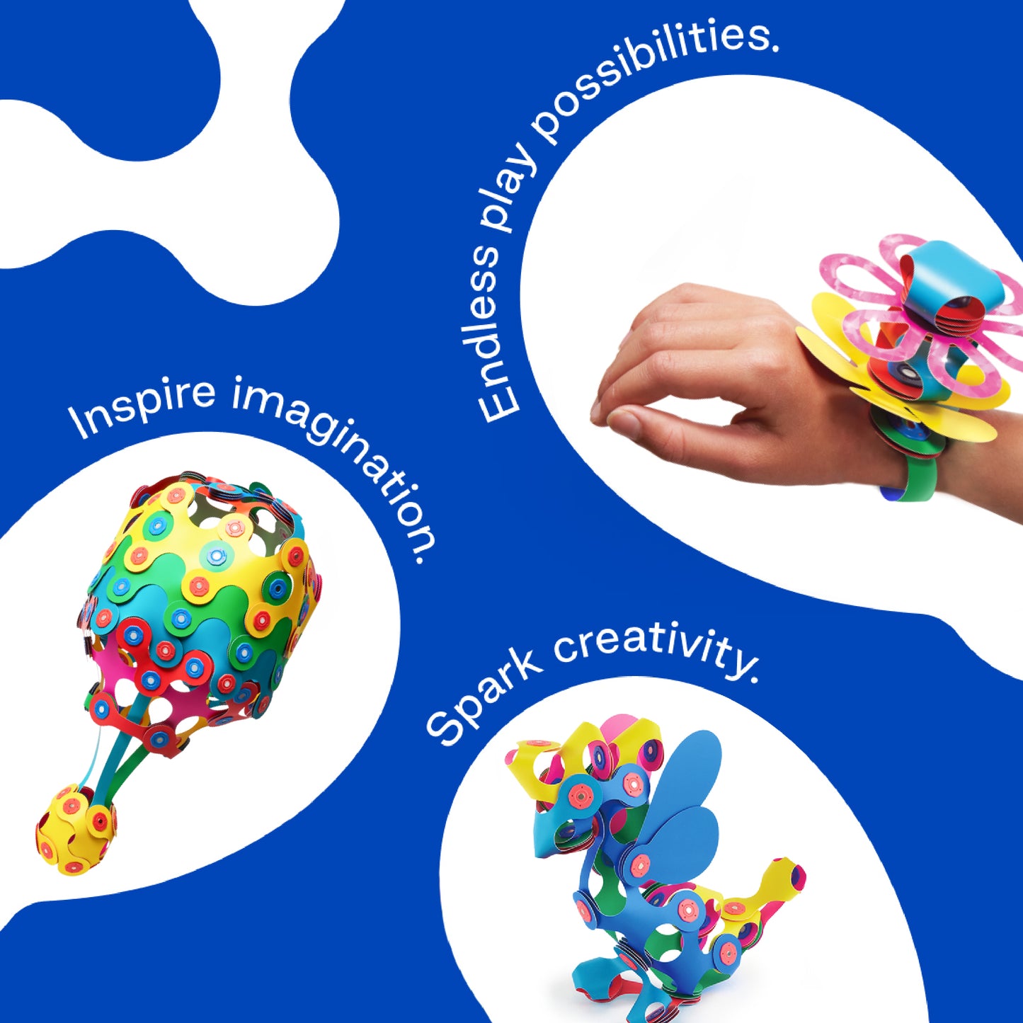 Clixo Family Pack - 150 Piece Magnetic Building Set