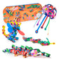Clixo Super Rainbow Pack - 60 Piece Magnetic Building Set