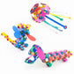 Clixo Super Rainbow Pack - 60 Piece Magnetic Building Set