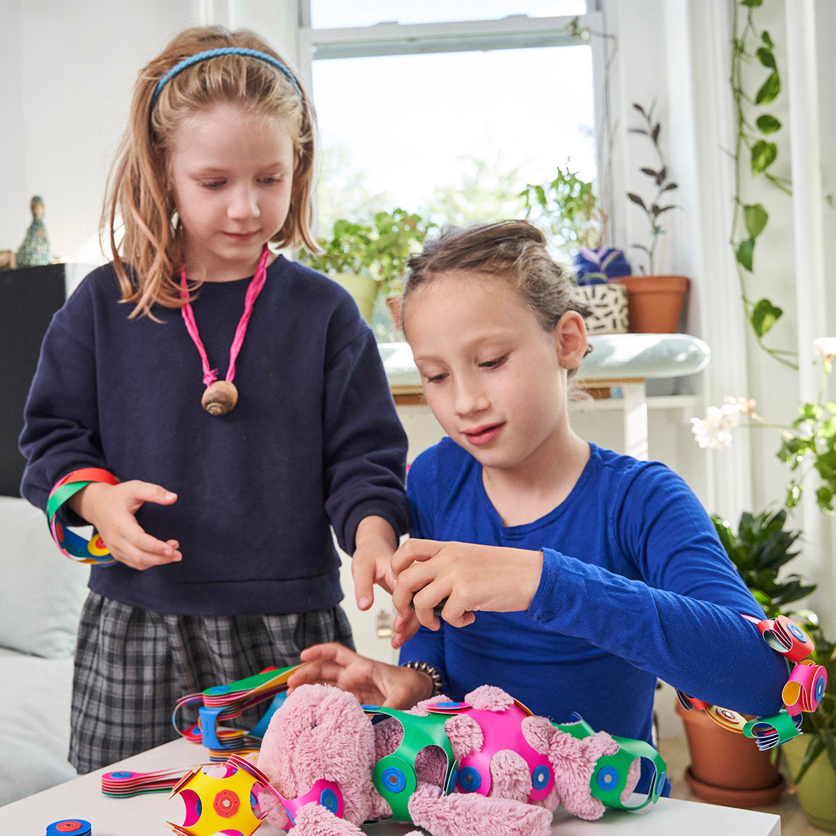 Clixo Super Rainbow Pack - 60 Piece Magnetic Building Set
