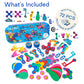Clixo Wheel Creator Pack - 72 Piece Magnetic Building Set