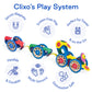 Clixo Wheel Creator Pack - 72 Piece Magnetic Building Set