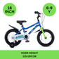 Chipmunk - MK 18 Inch Bicycle - Blue - Marah Kids