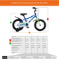 Chipmunk - MK 18 Inch Bicycle - Blue - Marah Kids