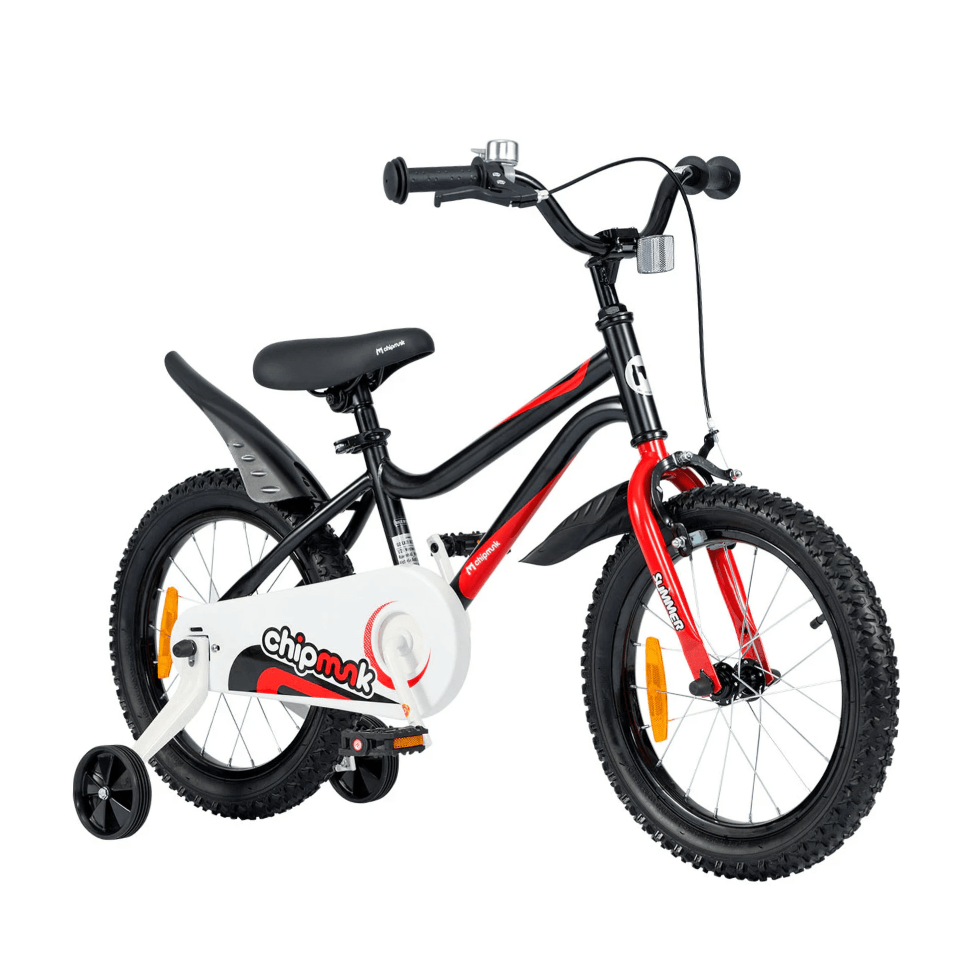 Chipmunk - MK 18 Inch Bicycle - Black - Marah Kids