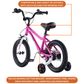 Chipmunk - MK 18 Inch Bicycle - Pink - Marah Kids