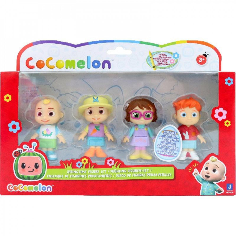 Jaswar -Cocomelon Springtime 4 Figure Pack