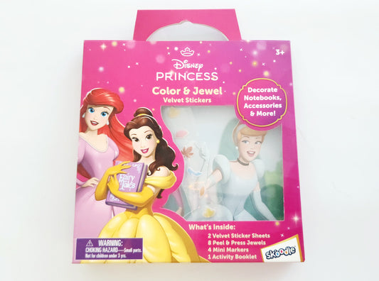 Disney Princess Color & Jewel Velvet Stickers