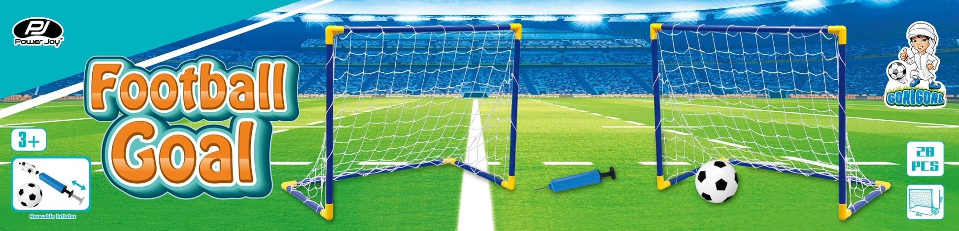 Power Joy - Goalgoal Football Goal Set - Marah Kids