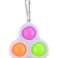 Power Joy Fidget Toy Dimple 3 Pop Keychain 1Piece - Marah Kids