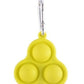 Power Joy Fidget Toy Dimple 3 Pop Keychain 1Piece - Marah Kids
