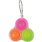 Power Joy Fidget Toy Dimple 3 Pop Keychain 1Piece - Marah Kids