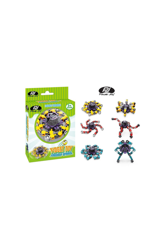 Power Joy Fidget Toy Spinner Assorted (Style and Color May Vary)