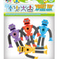 Power Joy - Pop Tubes Robot Fidget Toy Set - Multicolor - 4 Pcs - Marah Kids
