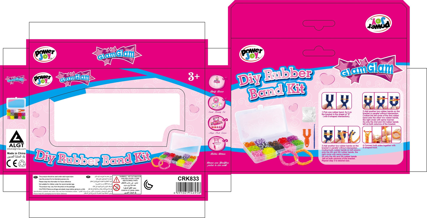 Power Joy Glamglam Diy Rubber Band Kit