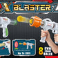Power Joy Shooterz X Blaster 7 with Eva Foam Ball 8 - pieces, Assorted 1 Piece - Marah Kids