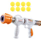 Power Joy Shooterz X Blaster 7 with Eva Foam Ball 8 - pieces, Assorted 1 Piece - Marah Kids