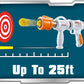 Power Joy Shooterz X Blaster 7 with Eva Foam Ball 8 - pieces, Assorted 1 Piece - Marah Kids