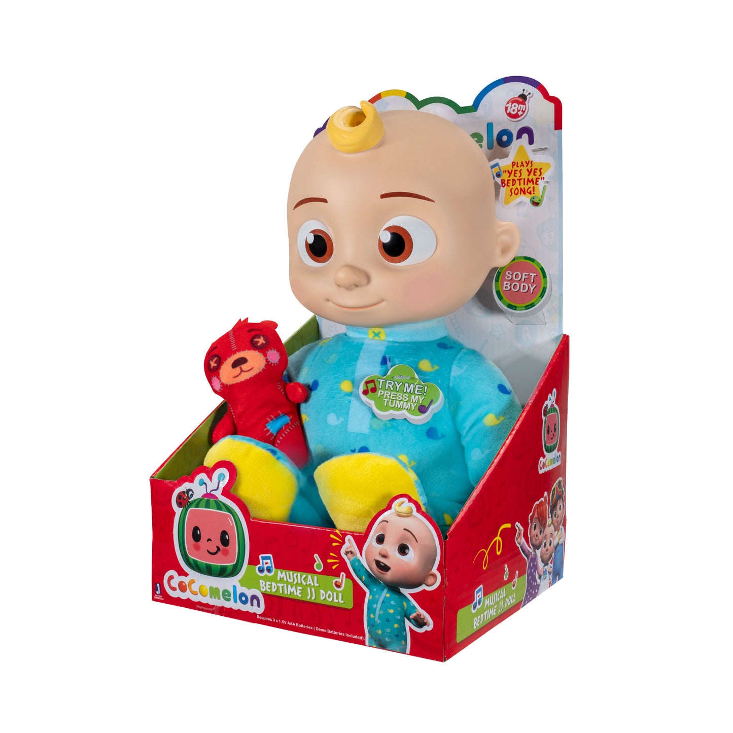 Jaswar -Cocomelon Jj Doll Roto Bedtime 11"