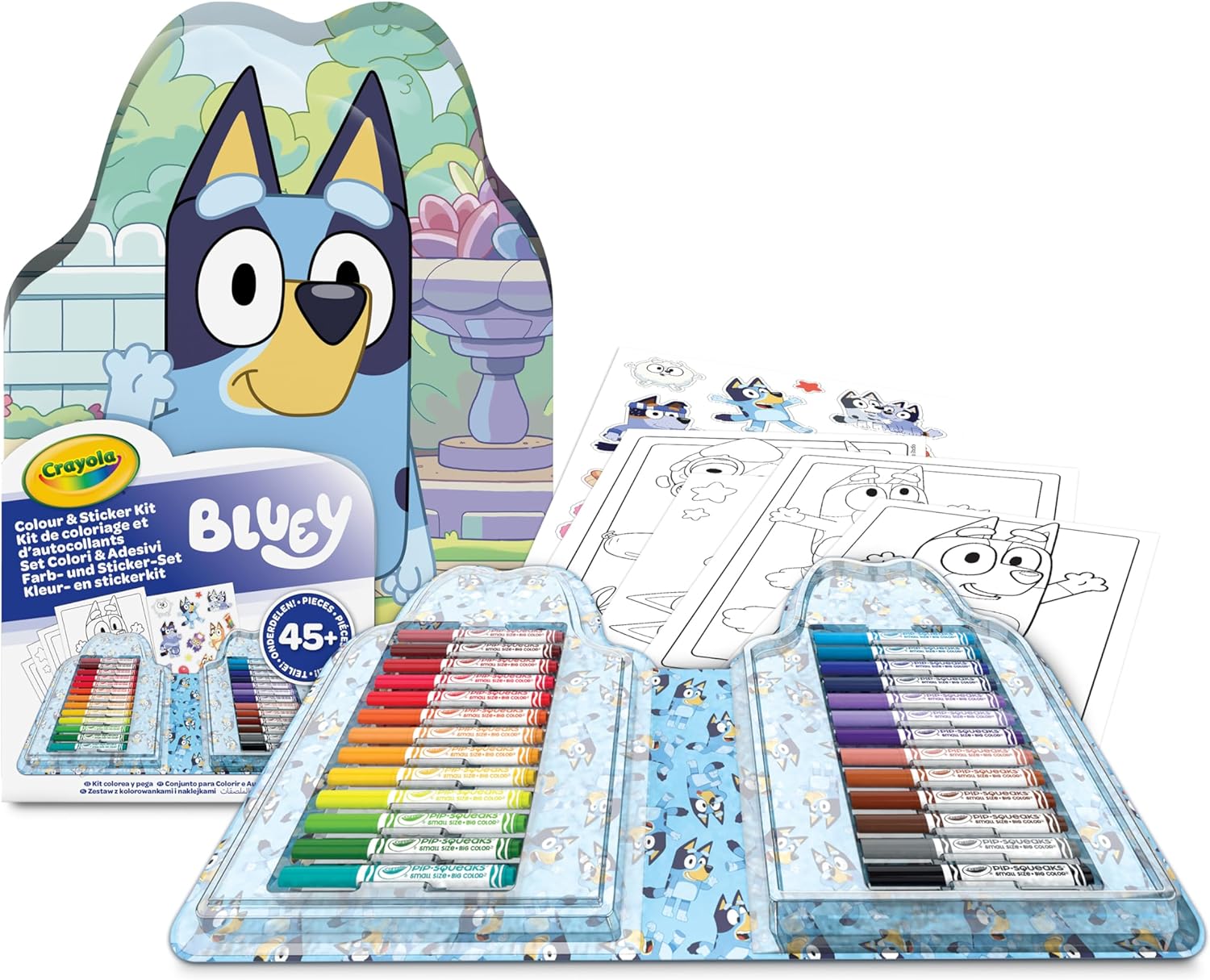 Crayola Bluey Coloring Case – 45 pcs - Marah Kids