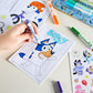 Crayola Bluey Coloring Case – 45 pcs - Marah Kids