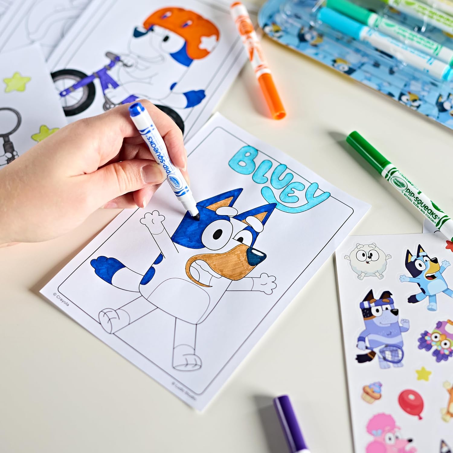 Crayola Bluey Coloring Case – 45 pcs - Marah Kids