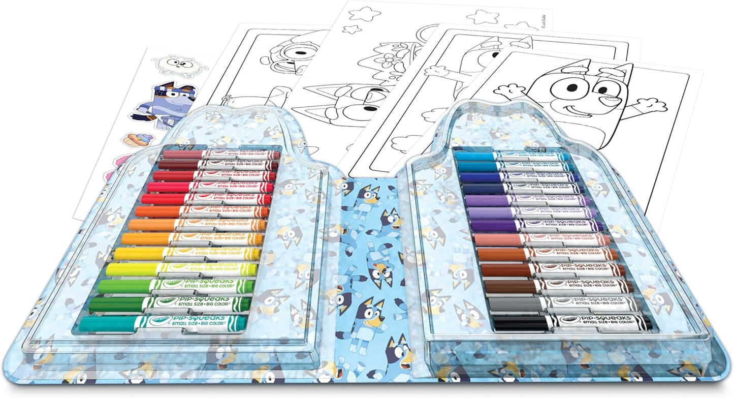 Crayola Bluey Coloring Case – 45 pcs - Marah Kids