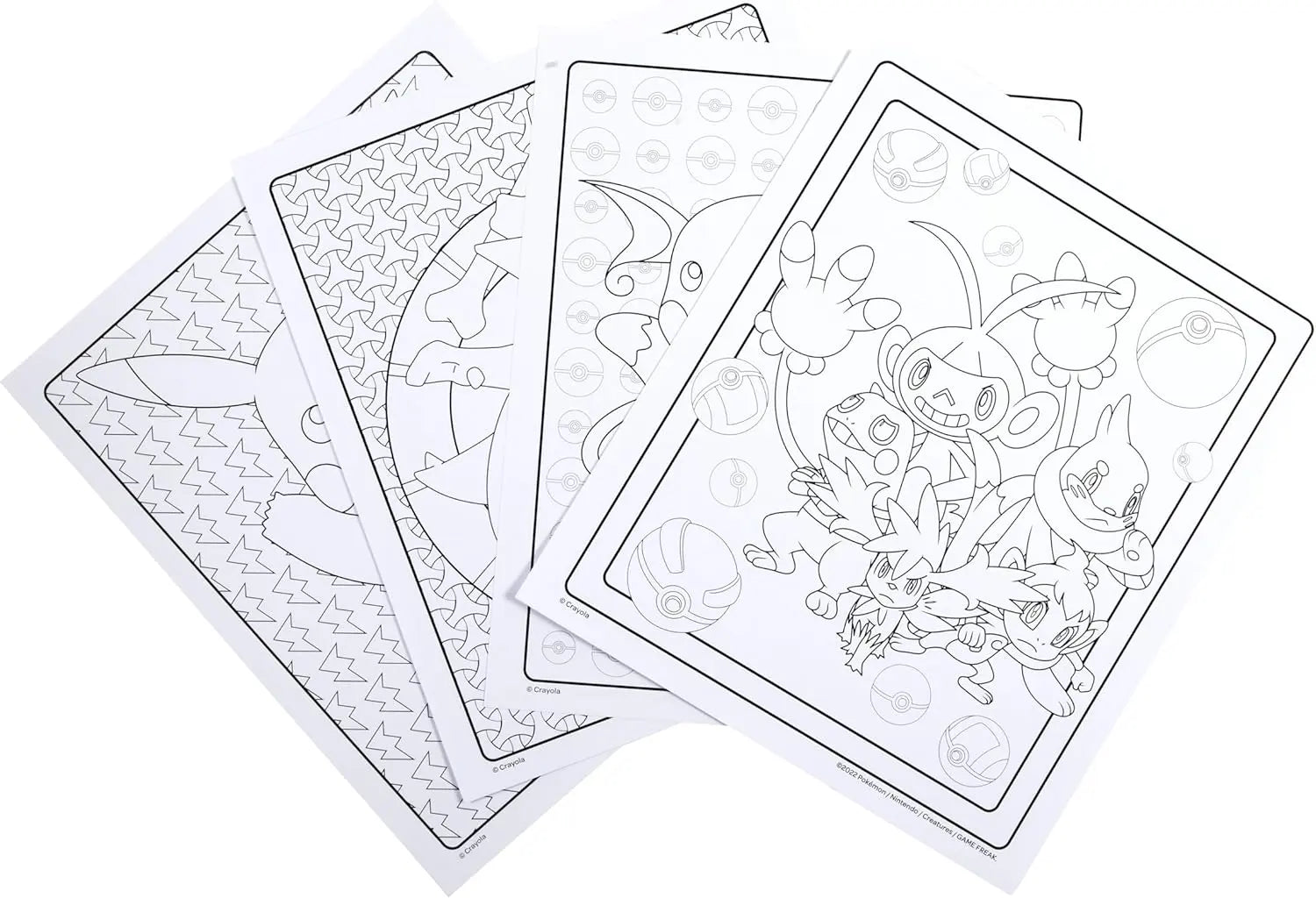 Crayola Pokémon Colouring Book with Stickers – 32 Fun Activity Pages & 4 Sticker Sheets - Marah Kids