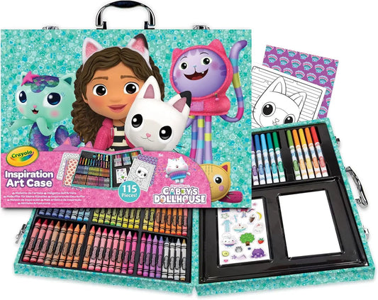 CRAYOLA - Inspiration Art Case, Gabby's Dollhouse Coloring Set - Marah Kids