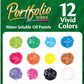 Crayola Portfolio Oil Pastels 12 - Color Set – Water - Soluble, Non - Toxic Art Supplies - Marah Kids