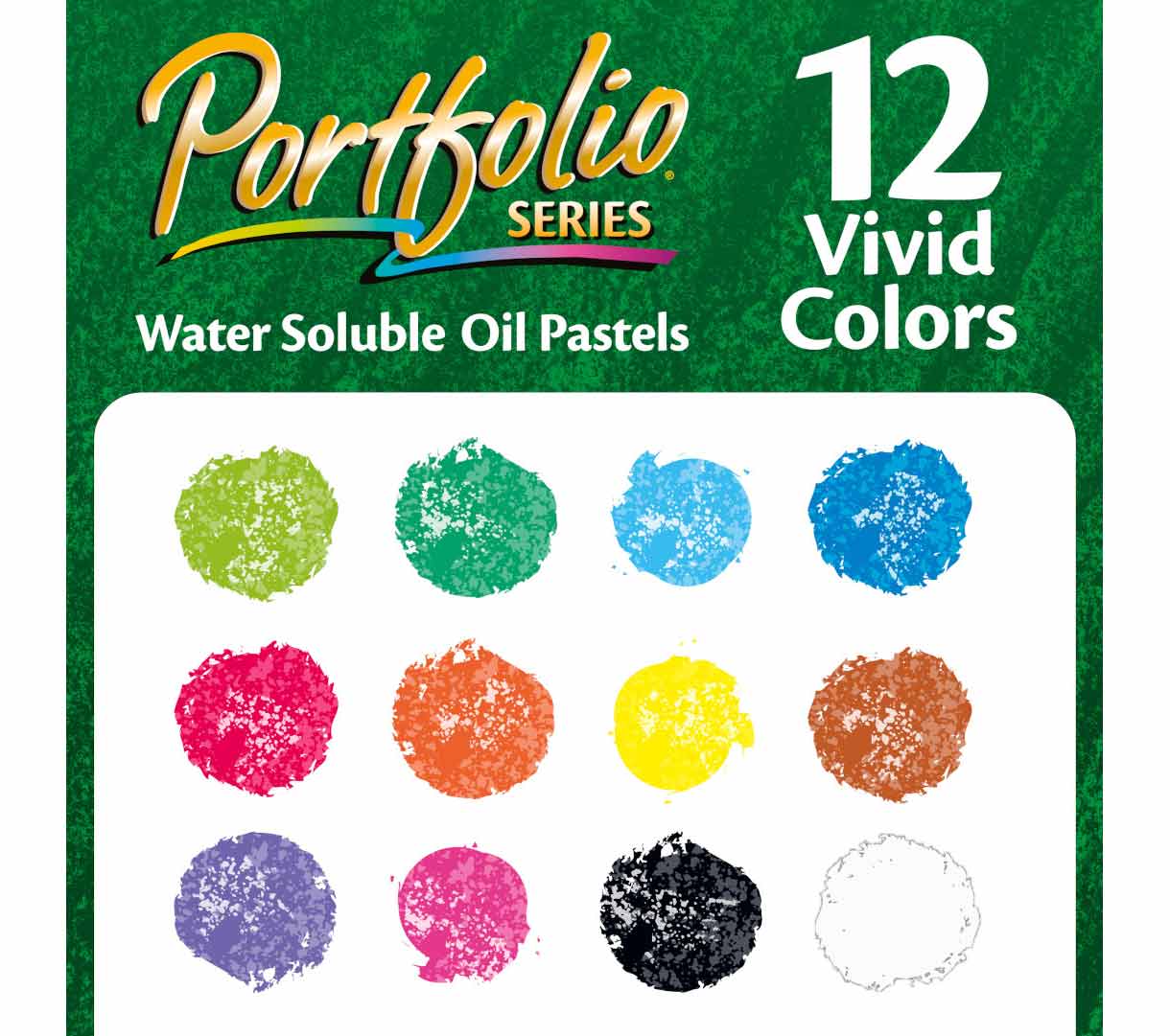 Crayola Portfolio Oil Pastels 12 - Color Set – Water - Soluble, Non - Toxic Art Supplies - Marah Kids