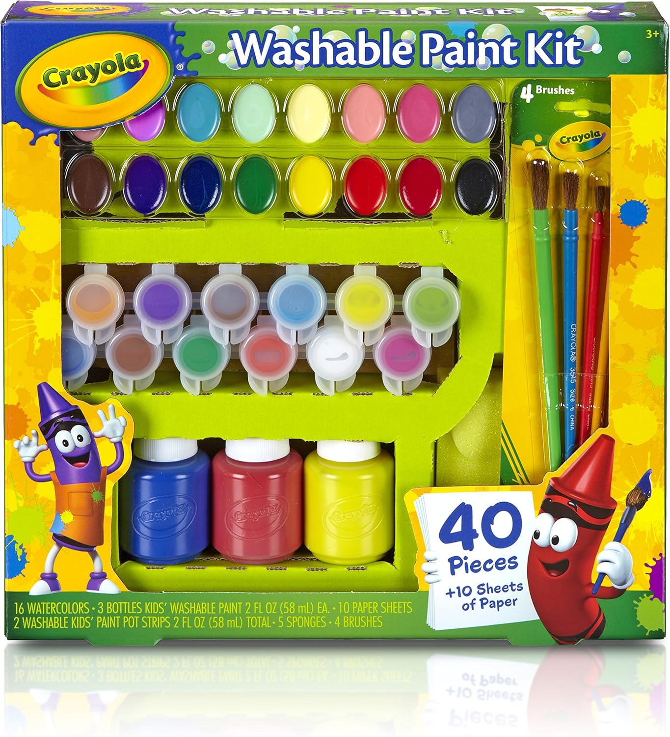 Crayola Washable Paint Set – 40 pcs - Marah Kids