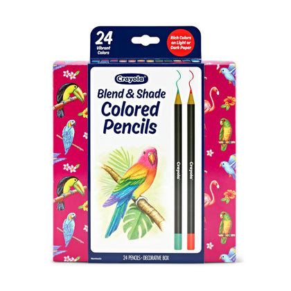 Crayola 24 Count Blend & Shade Colored Pencils - Marah Kids